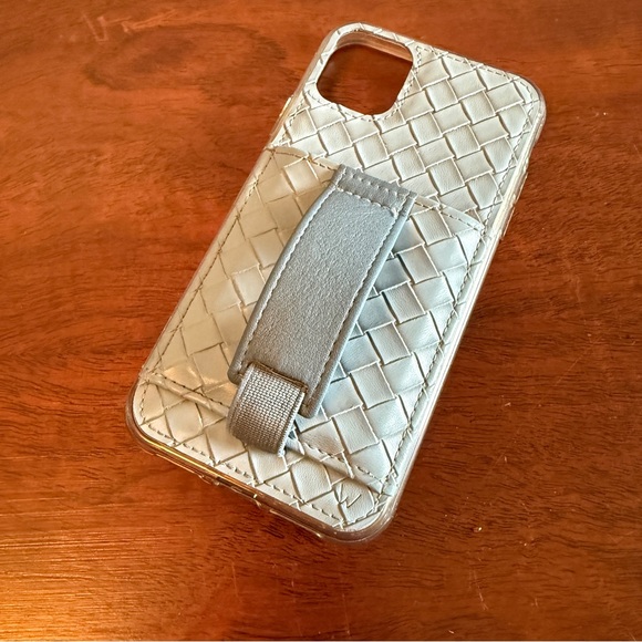 Walli Other - Walli Blue Woven iPhone 11 Case with Kickstand